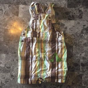 Carter’s Plaid Overalls